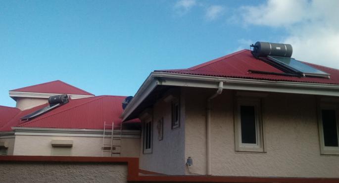 Carib Solar Tech setup  