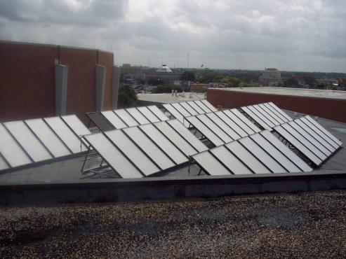 Dallas Convention Center solar installation 