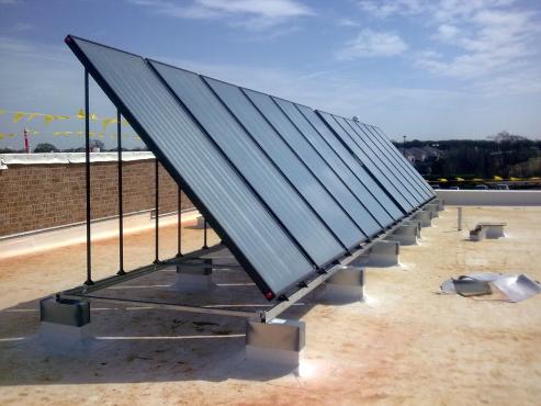 Denton ISD DHW array  