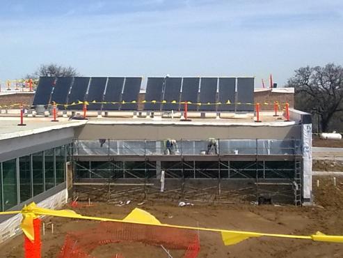 Solar panels arrangement  