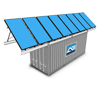 Hybrid Solar Container Power System