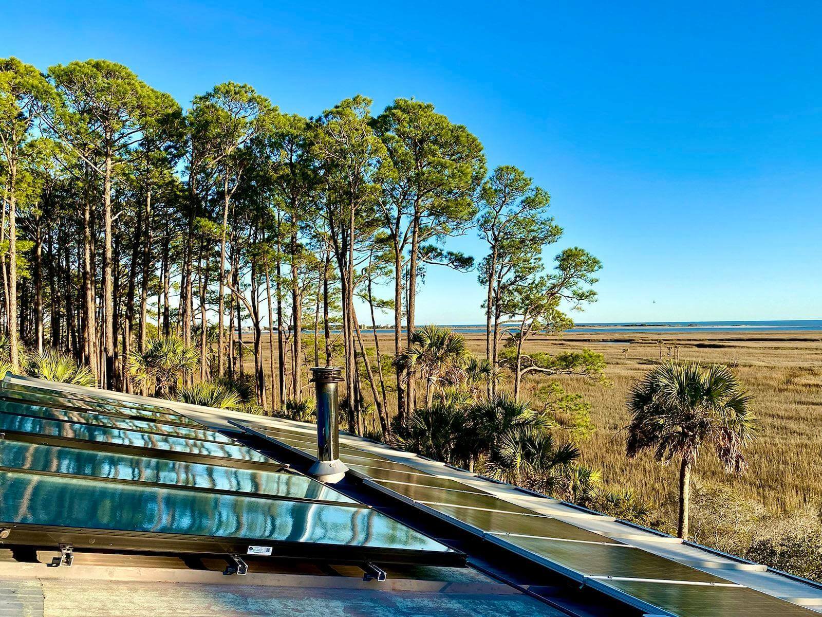 Single-family Home Solar Panels for Hot Water & Pool Heaters