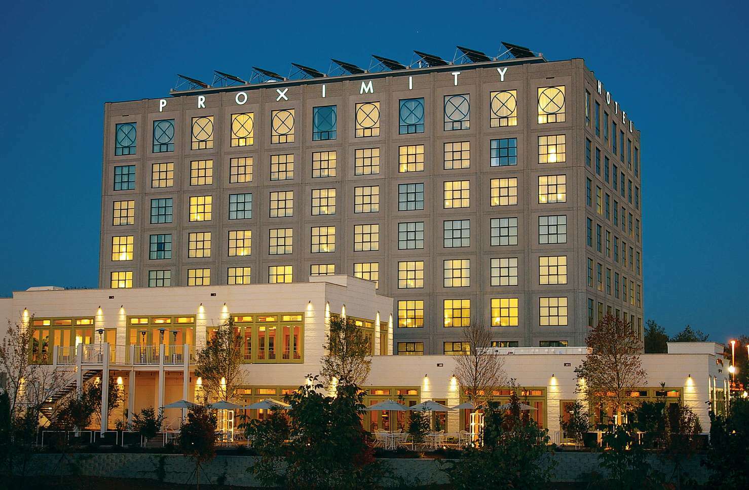 AET installed Solar Water Heater on the Proximity hotel Greensboro, NC.